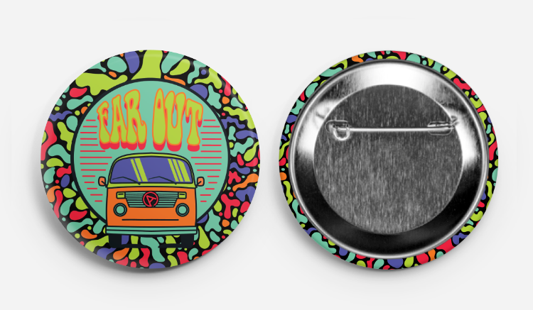 Hippie Splash Pin
