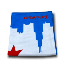 Load image into Gallery viewer, Chicago Golf Skyline Tour Towel
