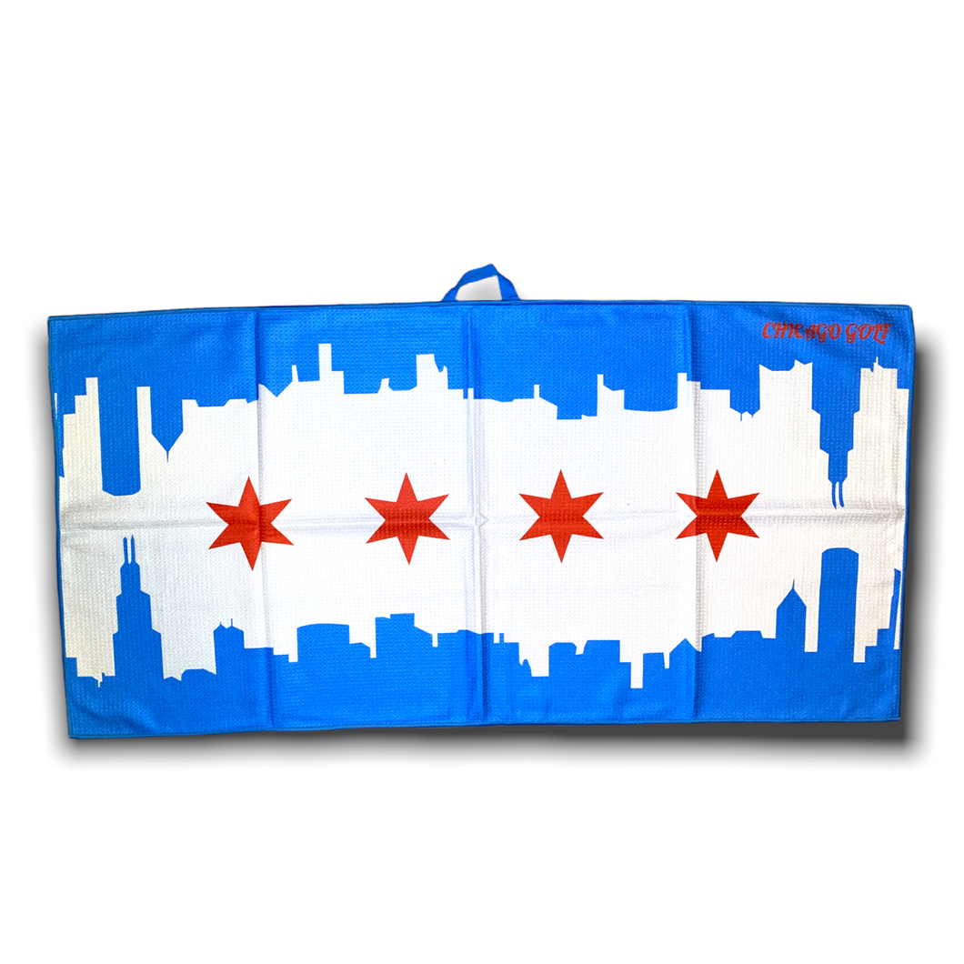 Chicago Golf Skyline Tour Towel